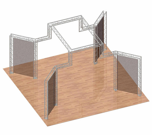 Trade show exhibition gantry stand