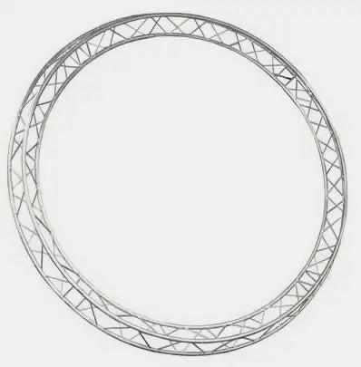 Curved sections of lighting truss sections S35T 1, 2, 3, 4, & 5M circles