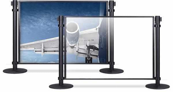 Panneaux acryliques Café Barrier (convient aux poteaux de 50 mm)