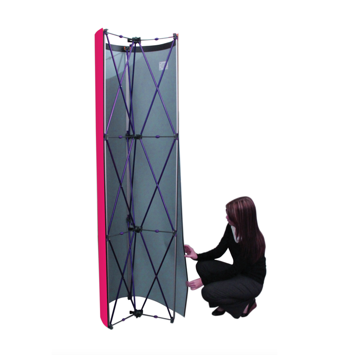 Round Tower Pop-Up Display Stand