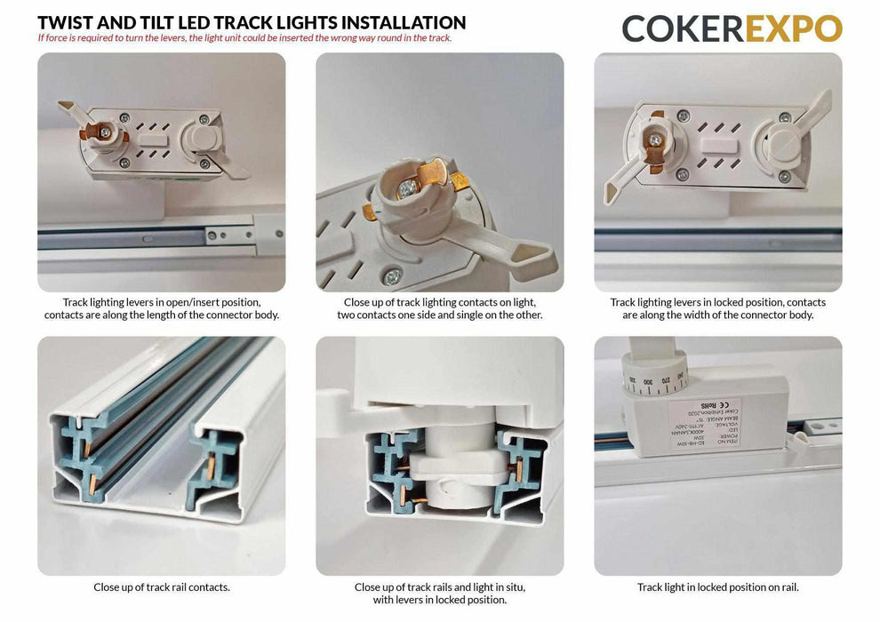 Display lighting track explained