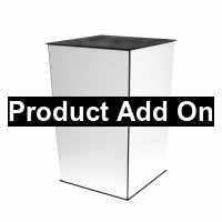 Shelf option for Display plinth - 400mm square top Various heights