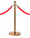 Gold rope stanchion