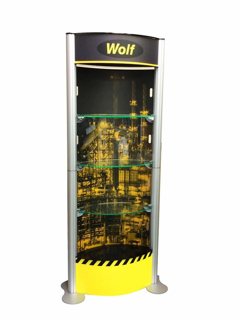 Portable display showcase trollies