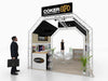 Hire exhibition stand aluminium gantry