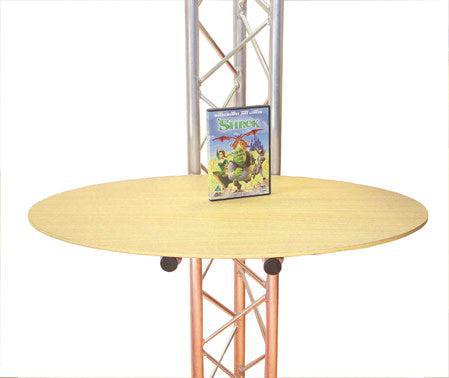 Exhibition gantry table or shelf accessory 