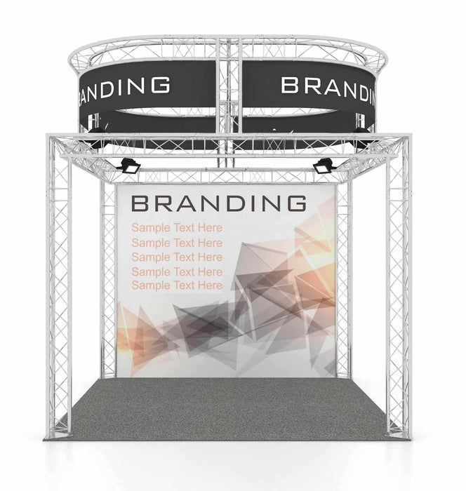 Stand out Aluminium Exhibition stand with printed signage