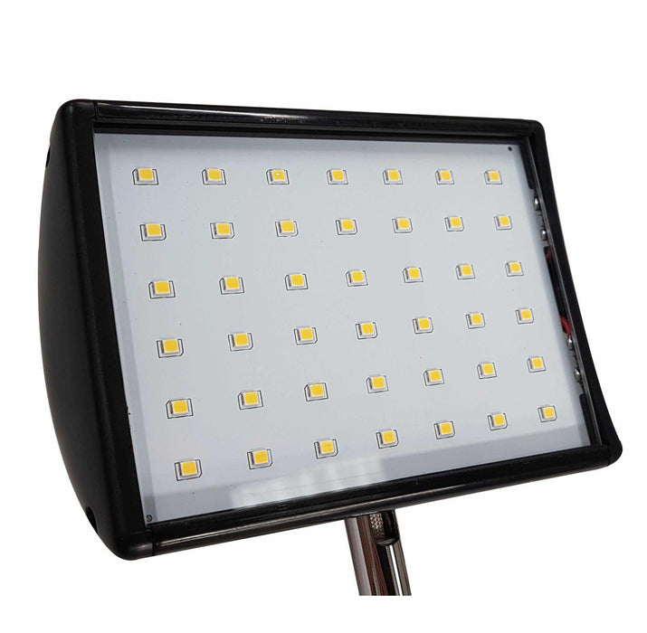 LL03 Link up to 10 lights each 20 watts. 4000K Linking Exhibition Lights | Black