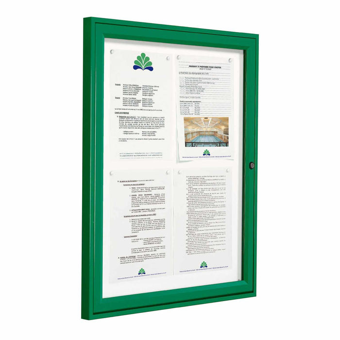 Wall mounted notice boards