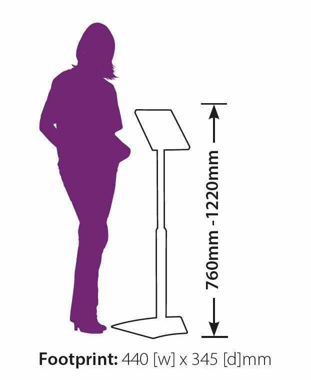 Teleskopischer iPad-Halter