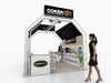 Character exhibition gantry stand 