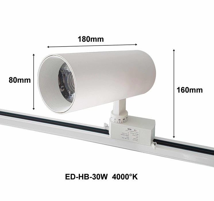 30 watt Led spot light for lighting track