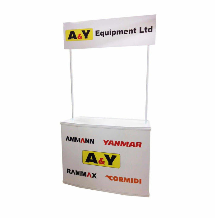 Large PVC portable display counter 