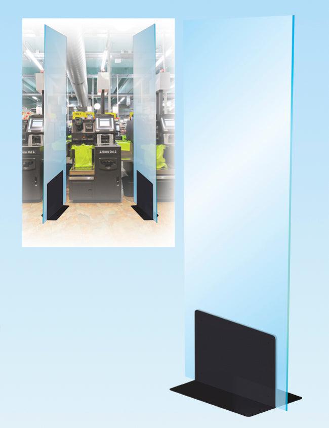 Social distancing screen divide with acrylic