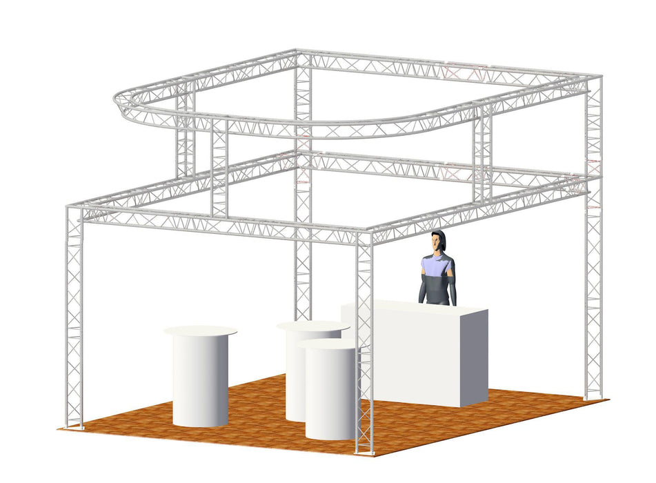 Lighting Truss Hire two tiers with circle top