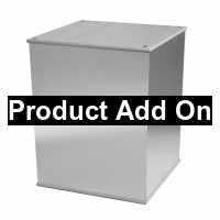 Internal shelf option for Aluminium Display Plinths